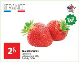 Auchan Fraises Rondes offre