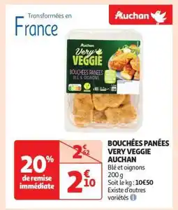 Auchan Bouchées Panées Very Veggie Auchan offre