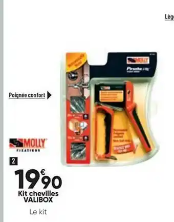 Bricorama Kit Chevilles Valibox Molly offre