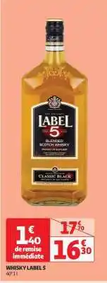 Auchan Whisky Label 5 offre