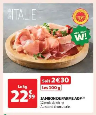 Auchan Jambon De Parme Aop offre