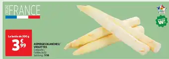 Auchan Asperges Blanches Violettes offre