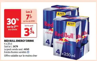 Auchan Red Bull Energy Drink offre
