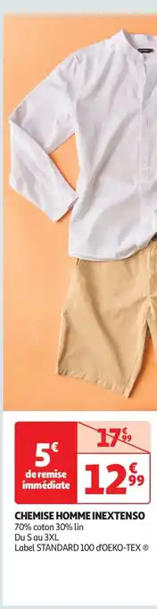 Auchan Chemise Homme Inextenso offre