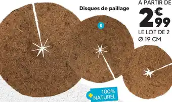 Shopix Disques de paillage offre