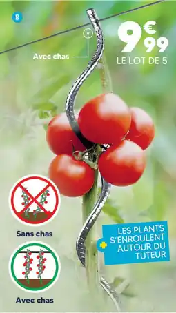 Shopix Tuteurs agrippants offre