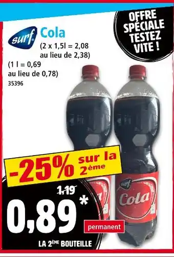 Norma Surf Cola offre