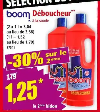 Norma BOOM Déboucheur à la soude offre