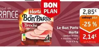 Colruyt HERTA Le bon paris offre