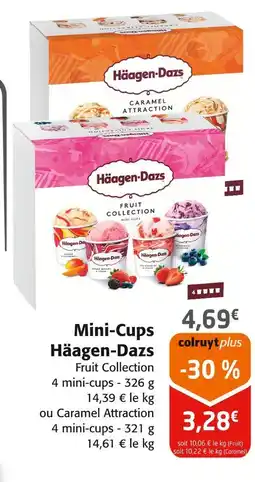 Colruyt HĂ€agen-Dazs Mini-Cups HĂ€agen-Dazs offre