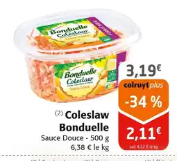 Colruyt Bonduelle Coleslaw offre