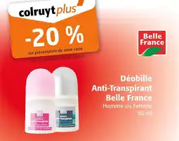Colruyt BELLE FRANCE Déobille Anti-Transpirant offre