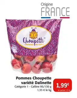 Colruyt VARIÉTÉ DALINETTE Pommes choupette offre