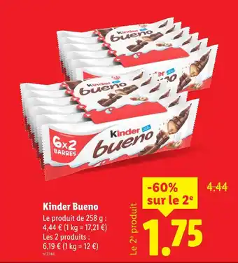 Lidl Kinder Bueno offre