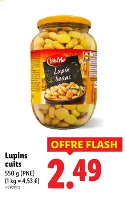 Lupins cuits