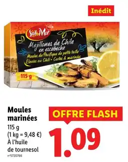 Lidl SOL & MAR Moules marinées offre