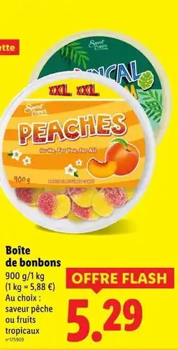 Lidl Sweet Corner Boîte de bonbons offre