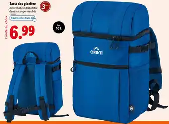 Lidl Crivit Sac à dos glacière offre