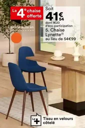 BUT Chaise lynette offre