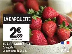 Supeco Fraise gariguette offre