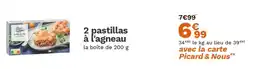 Picard 2 pastillas à l'agneau offre