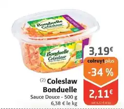 Colruyt Bonduelle - coleslaw offre