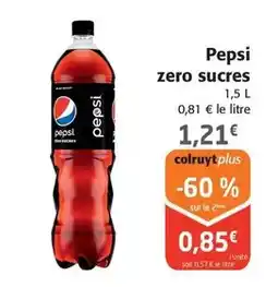 Colruyt Pepsi - zero sucres offre