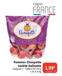 Colruyt Choupette - pommes variété dalinette offre