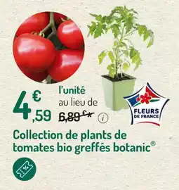 Botanic Collection de plants de tomates bio greffés botanic offre