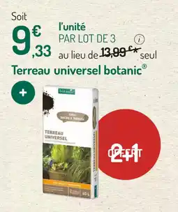 Terreau universel botanic