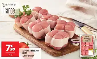 Netto 12 paupiettes de porc netto offre
