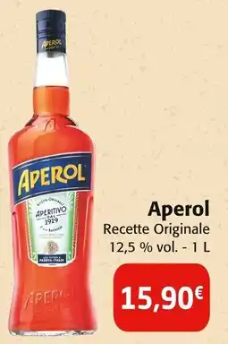 Colruyt APEROL Recette Originale offre