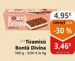 Colruyt BONTA DIVINA Tiramisù offre