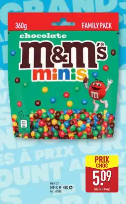 ALDI Mms minis offre