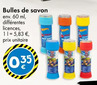 TEDi Bulles de savon offre