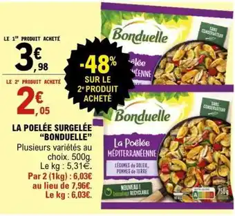 E.Leclerc La Poêlée Surgelée 'Bonduelle' offre