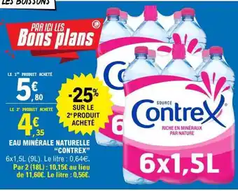 E.Leclerc Eau Minérale Naturelle Contrex offre