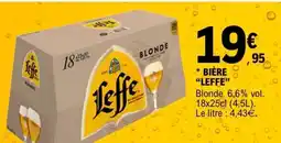 E.Leclerc BIÈRE “LEFFE” offre