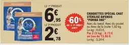 E.Leclerc Croquettes Spécial Chat Stérilisé Bifensis 'Purina One' offre