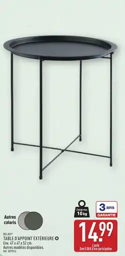 ALDI Table d'appoint extérieure offre