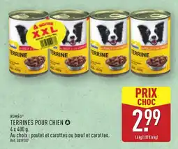 ALDI Terrines pour chien offre