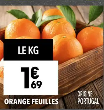 Supeco Orange Feuilles offre