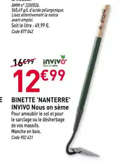 RAGT Jardin & Maison Binette nanterre invivo nous on sème offre