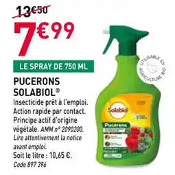 RAGT Jardin & Maison Pucerons solabiol offre
