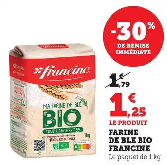 Bi1 Farine de ble bio francine offre