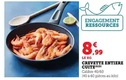 Bi1 Crevette entiere cuite offre