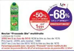 Monop' Nectar pressade bio multifruits offre