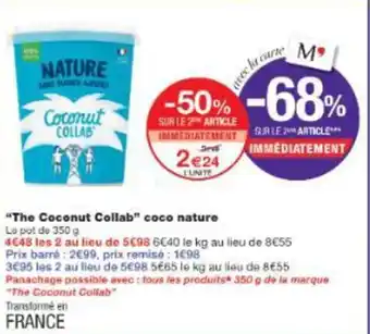 Monop' The coconut collab coco nature offre