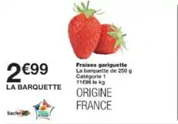 Monop' Fraises gariguette offre