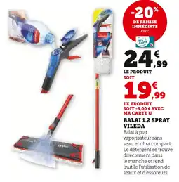 Super U VILEDA Balai 1.2 Spray offre